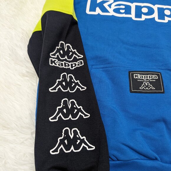 Kappa Unisex Crew Neck Blue Pullover Loopknit Long Sleeve Sweatshirt for 8Y NWOT - Picture 4 of 8